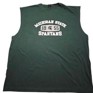 Starter Michigan State Spartans Tank Top Men's Size 2XL Vintage